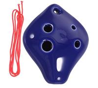 SOIMISS Portable Ceramic Ocarina for Beginners and Adults Smooth Surface Musical Instrument with Sound Wear Resistant Mini Wind Instrument for Easy Playing and Gift Giving