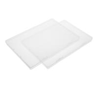 SOIMISS Portable Document Organizer 2 Pcs A5 Plastic Storage Box with Snap Closure for Certificates and Photos Suitable for School and Hospital Document Management