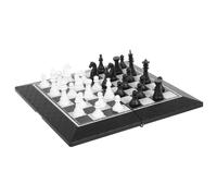 SOIMISS Portable Folding Chess Set Lightweight PP Board Non-slip Surface Travel Game for Adults and Educational Strategy Space-saving Foldable Design