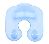 SOIMISS Portable Hair Dye Neck Tray Neck Rest Plastic Blue Shampoo Bowl Tray for Hair Styling Perming Washing Personal DIY Use