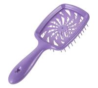 SOIMISS Portable Hollow Out Hair Straightening Comb for Women Wet Dry Hair with Anti-static Volumizing Teeth Detangling Styling Tool for Smooth Frizz