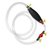 SOIMISS Portable Manual Hand Pump for Gasoline and Water Transfer with Switch and Hose Compact Emergency Fuel Siphon Pump Kit for Car Oil Extraction and Gas Tank Use