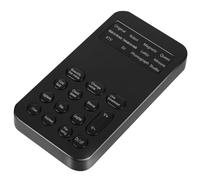 SOIMISS Portable Mini Voice Changer Sound Card with Sound Effects No Driver Needed Compatible with Phone and Computer for Live Broadcast Video Chat Gaming and Entertainment
