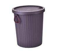 SOIMISS Portable Tea Residue Bucket with Lid Thickened Round Tea Dregs Storage Canister for Home Use Leak Resistant Filter Trash Can and Waste Disposal Compact Design