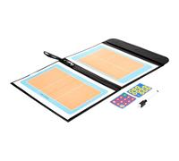 SOIMISS Portable Volleyball Coaching Board for Sports Ball Training and Team Practice with Reusable Writing Surface
