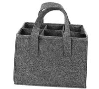 SOIMISS Portable Wine Bag with Decorative Design Bottle Felt Carrier for Wine and Beer Storage Practical Tote Bag for Parties and Events Trim for Sharing with Friends