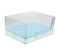 SOIMISS Potty Trainer Rabbit Litter Box Portable Plastic Assorted Color for Garden and Living Room Suitable for Rabbit and Rat Random Color