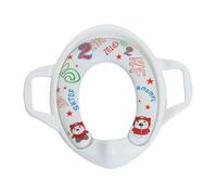 SOIMISS Potty Training Cushion with Two Handles PU Toilet Seat Ring Non-Slip Toilet Trainer for Boys and Fit Soft Padded Cushion