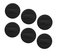SOIMISS Pressed Powder Puff Cosmetics 6Pcs Ultra-Thin Design Soft Touch PU Leather Powder Puff for Foundation Makeup Application