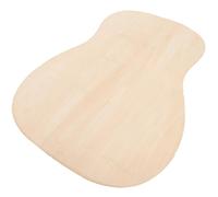 SOIMISS Profession Guitar Headplate Solid Headplate for Guitars Head Makeup Board Lightweight Portable Wood Gourd Shape Creative Appearance Simple Design 18.67x14.93x0.20in