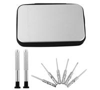 SOIMISS Professional Eyeglass Screwdriver Kit with Magnetic Bits Handles Portable Storage Bag Repair Tool for Electronics Phones Watches and Reading Glasses Maintenance