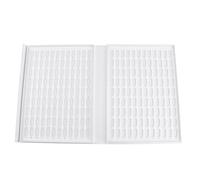 SOIMISS Professional Nail Polish Display Card White Paper UV Gel Color Display Board for Nail Art Salon and Manicure Easy to Find by Color Numbers with Dedicate Appearance for Clients