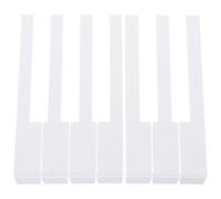 SOIMISS Professional Piano Keytops Repair Tool 2Pcs White Plastic Keytop Covers for Piano Maintenance Accessories Suitable for Pianists and Musical Instrument Parts