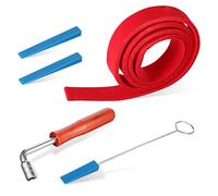 SOIMISS Professional Piano Tuning Kit Vocal Band 6 Pieces Set Wool Felt with Metal Tuning Hammer Rubber Handle Damper Sticks and Adjust Equal Temperament