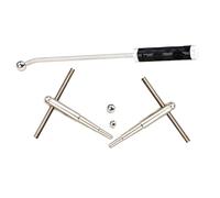 SOIMISS Professional Trumpet Repair Tool Set with Black Handle Durable Trumpet and Trombone Maintenance Kit for Dent Repair Truing and Neck Shaping Suitable for Beginners and Technicians