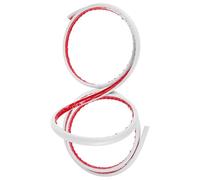 SOIMISS PVC Floor Cable Cover 10M Cord Hider for Wall Mount, Extension Cord Protector Soft Rubber Wire Trough White, Anti-Crush Wire Cover for Indoor and Outdoor Cable Management