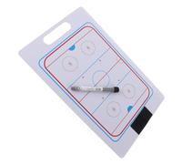 SOIMISS PVC Hockey Coaching Board for Ice Hockey and Basketball Dry Erase Tactical Planning Match Clipboard Reusable Sports Strategy Whiteboard for Coaches