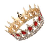 SOIMISS Queen Crown Rhinestone Vintage Inspired Tiara for Women for Weddings Parties and Pageants Dazzling Crystal Hair Accessories Lightweight Secure Fit for All