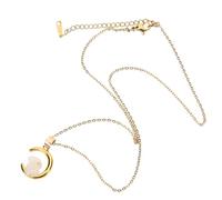 SOIMISS Rabbit Necklace for Girls Jade Pendant Clavicle Chain Vintage Alloy Ladies Jewelry Minimalist Easter Neck Decoration