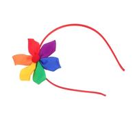 SOIMISS Rainbow Flower Headband Lgbt Pride Accessories Colorful Hair Hoop for Festivals Parties and Daily Wear Unique Design for Lgbtq Celebrations and Themed Events