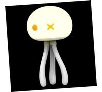 SOIMISS Rechargeable Desktop Jellyfish Lamp with Battery Portable Silicone Night Light for Nursing and Bedside Decor Cordless Abs Touch Control Lamp Simple White Design