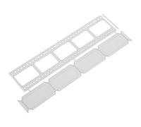 SOIMISS Rectangular Carbon Steel Die Cuts for Scrapbooking and Card Making, Effortless Model Creation with Silver Embossing Stencil Template, for Family Activities and Daily Creative