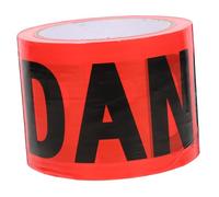 SOIMISS Red Non-adhesive Warning Tape for Safety Caution Crime Scene Alert Multipurpose Use at Construction Sites and Halloween Parties