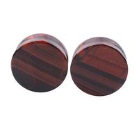 SOIMISS Red Tiger Stone Earlobe Tunnel Gauges Piercing Expanders for Helix Piercing