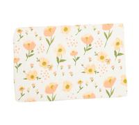 SOIMISS Removable Diaper Changing Pad with Elastic Fit Breathable Cotton Cover for Changing Table with Soft Floral Pattern Convenient and Comfortable Nursery Accessory