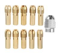 SOIMISS Replacement Die Collet for Electric Drill Accessory with High Reliability and Lightweight Copper Stainless Steel Construction Suitable for Nut Carving Applications