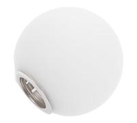 SOIMISS Replacement Glass Shades G9 Frosted White Round Globe Lampshade Minimalist Modern Stylish Design Antiglare Versatile Use for Interior Home Decor Lighting Fixture