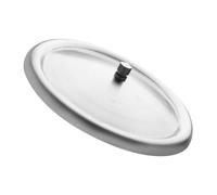 SOIMISS Replacement Stainless Steel Mug Lid Cup Cover with Handle Versatile Drink Lid for Hot Beverages for Home Office and Travel Use