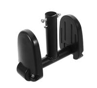 SOIMISS Replacement Tricycle Footrest Pedal Wide Comfortable Foot Platform for Outdoor Riding Black Front Wheel Accessory Compatible with Models Stable Design for Balance Learning