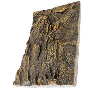 SOIMISS Reptile Tank 3d Rock Background Board Pu Material Snake Habitat Decoration for Terrarium Fish Aquarium Backdrop Custom Reptile Tank Background Panel in Earth Yellow