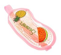 SOIMISS Reusable Cold Compress Eye Mask with Elastic Bands Cooling Gel Eye Patch Portable PVC Gel Ball Material for Outdoor Camping and Sleep