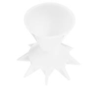 SOIMISS Reusable Silicone Painting Funnel Cup for Watercolor Oil Paints Convenient Convergent Design Easy to Clean Pouring Container for Fluid Art Supplies White