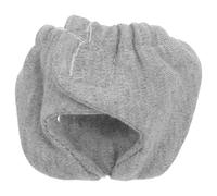 SOIMISS Reusable Small Pet Diaper for Sugar Glider and Hamster, Washable Grey Polyester Nappies with Adjustable Waist 10-16Cm, Sanitary Underwear for Cage Training and Travel