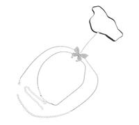 SOIMISS Rhinestone Butterfly Leg Chain Jewelry for Women Sparkly Vintage Body Accessory with Unique Design for Summer Events and Daily Wear Versatile Thigh Chain with Dazzling