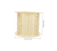 SOIMISS Roman Column Concrete Mold for Villas and Walkway Pillar Decoration Hollow Cement Fence Form with Vertical Stripes Robust Plastic Construction for Easy DIY Outdoor Architectural
