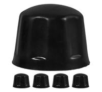 SOIMISS Rubber Dust Caps 5pcs for Trailer Wheel Hub Covers 2.17X1.57X1.38In Waterproof Protection Suitable for Atv and Beach Vehicles Tool-Free Installation