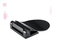 SOIMISS Rust Resistant Bathroom Foot Rest Pedal with Slip Grip Space Aluminum Foot Holder for Shower and Tub Balancing Aid for Shaving and Dressing Black Step Accessory