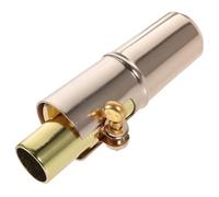 SOIMISS Saxophone Mouthpiece Kit for Alto Sax Metal Ligature Music Instrument Accessories for Sax Player Includes Alto Cap and Reeds