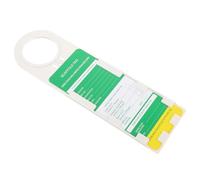 SOIMISS Scaffold Inspection Record Kit PVC Safety Tags Holders for Construction Sites Easy to Write Tear Resistant Scaffold Status Labels for Maintenance Operations