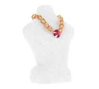 SOIMISS Scale Miniature Jewelry Holder Stand for Dollhouse Sturdy White Necklace Display Rack Realistic Micro Layout Accessory Easy to Assemble Decorative Model