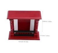 SOIMISS Scale Wooden Mini Furniture Accessory Realistic Faux Fireplace for Pretend Play Stable Craftsmanship Cozy Tiny House Decor