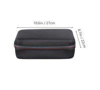 SOIMISS Shockproof EVA Protective Carry Case for Cold Equipment Controllers Portable Storage Bag with Pressure-resistant Design Lightweight Electronics Organizer for Travel and Mobile Hard Black