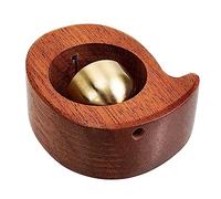 SOIMISS Shopkeepers Bell Walnut Wood Window Wind Bell with High Adsorption Magnet Decorative Entry Alert Chime for Metal Doors and Refrigerators Festive Home and Garden Accent