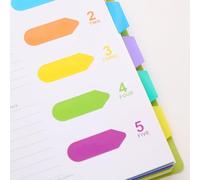 SOIMISS Side-spiral Notebooks Thicken Notepad Smooth Writing Fully Protects Paper A5 Middle Size Paper Material for School Activities Students