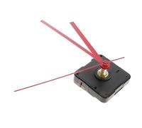 SOIMISS Silent Clock Movement Kits with Red Straight Clock Hand Easy to Install Ergonomic Design Plastic and Aluminum Material for Home Use