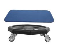 SOIMISS Silent Workout Sliders Disc with Knee Cushion for Core Strengthening Multifunctional Abdominal Training Board for Home Fitness Stability and Coordination Suitable for Random Color